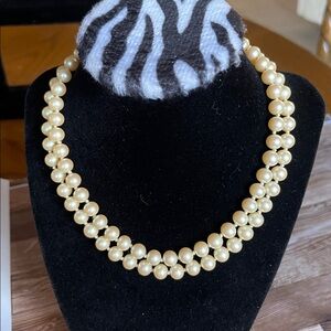 Elegant Double-Strand Pearl Necklace